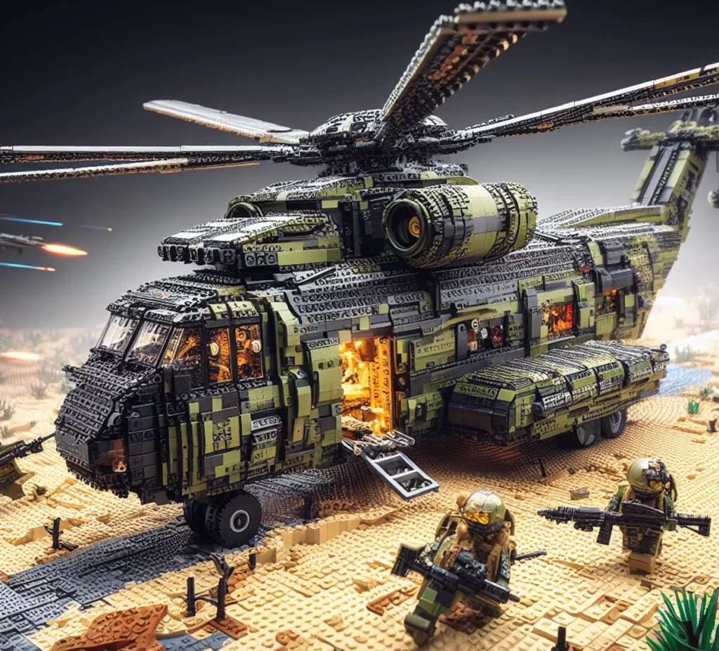 Wystawa LEGO - wojsko i militaria